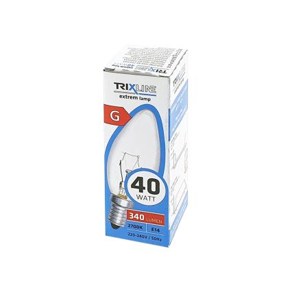 Ipari izzó C35 E14/40W/230V 2700K