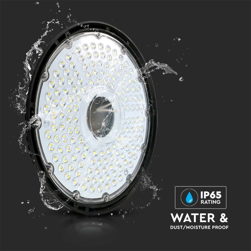 Ipari LED High Bay lámpatest 100 W, 230 V, 4000 K, IP65