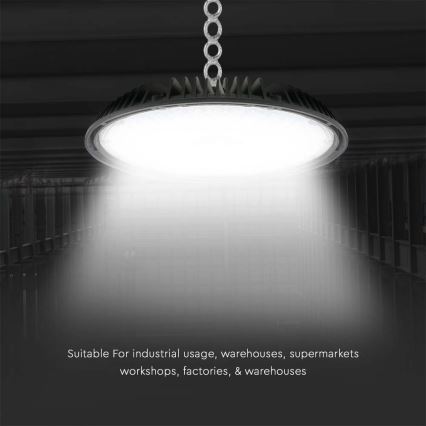 Ipari LED High Bay lámpatest 100 W, 230 V, 4000 K, IP65