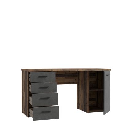 Íróasztal ARENO barna/grafit