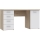 Íróasztal ARENO fehér/sonoma tölgy
