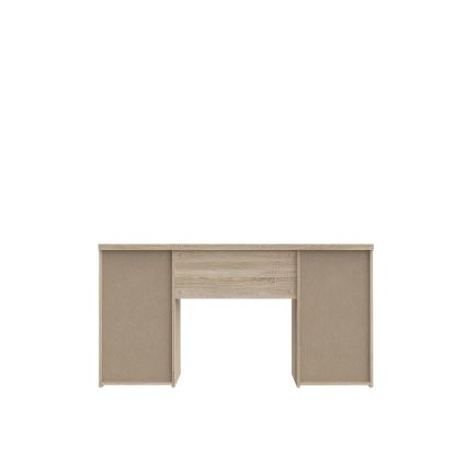 Íróasztal ARENO fehér/sonoma tölgy