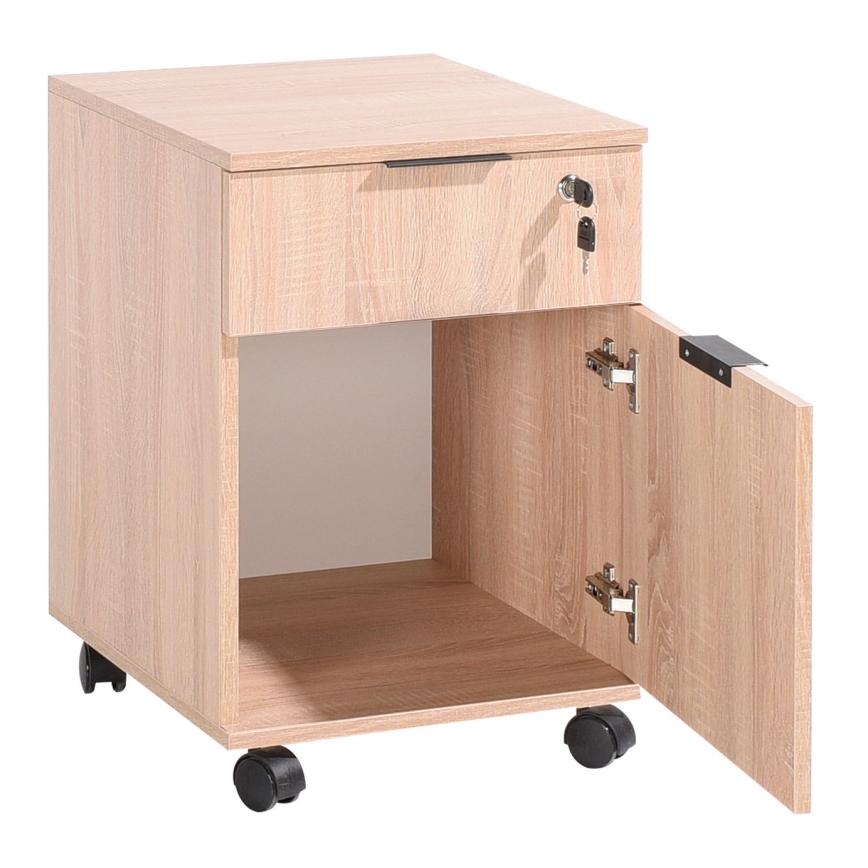 Irodai konténer 61x41 cm barna