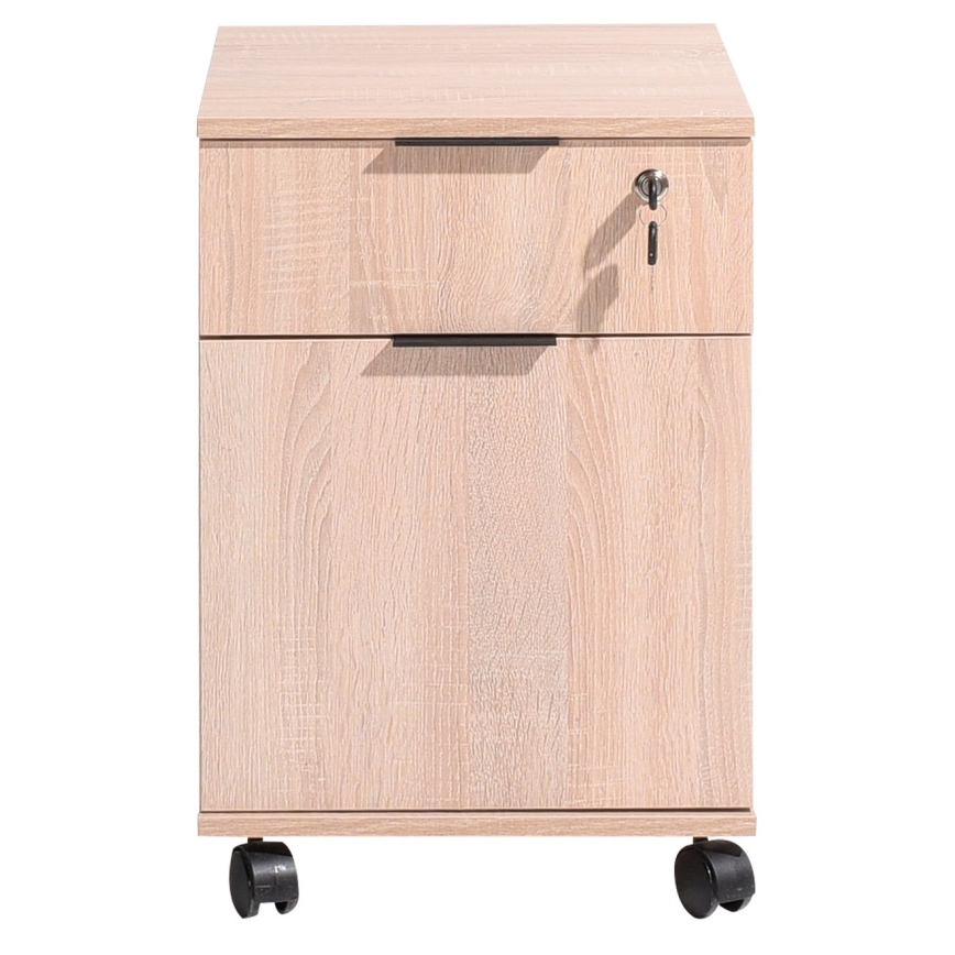 Irodai konténer 61x41 cm barna