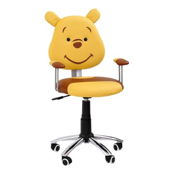 Irodai szék TEDDY barna/sárga
