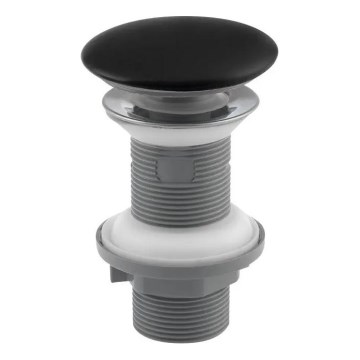 Isvea - mosdó lefolyó, átmérő 7,2 cm, matt fekete