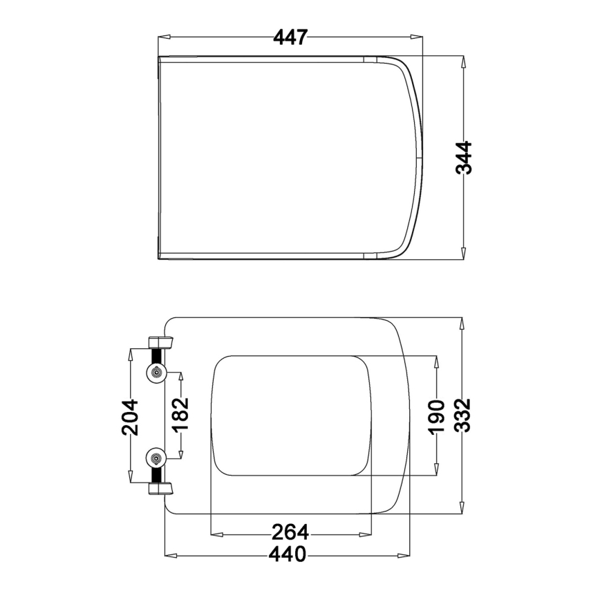 Isvea - SoftClose PURITY WC-ülőke, fehér