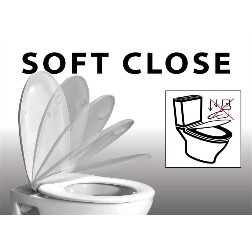 Isvea - SoftClose PURITY WC-ülőke, fehér