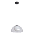ITALUX - AINALE kábeles függeszték 1xG9/7W/230V, fekete/átlátszó