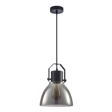 ITALUX - Csillár zsinóron DARLENA 1xE27/40W/230V fekete