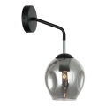 ITALUX - Fali lámpa BORGO 1xE27/40W/230V fekete
