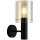 ITALUX - Fali lámpa SARDO 1xE27/40W/230V fekete/arany