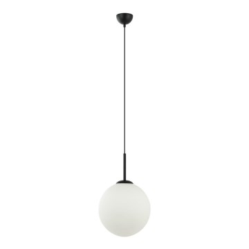 ITALUX - Függeszték kábellel DEORE 1xE27/40W/230V átm. 30 cm fekete