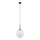 ITALUX - Függeszték kábellel DEORE 1xE27/40W/230V átm. 30 cm fekete