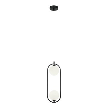ITALUX - Függeszték kábelre LUPUS 2xG9/25W/230V fekete
