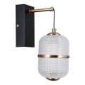 ITALUX - LED fali lámpa ALANI LED/6W/230V 3000K fekete/arany