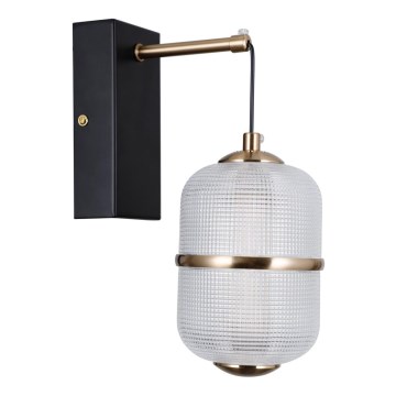 ITALUX - LED fali lámpa ALANI LED/6W/230V 3000K fekete/arany