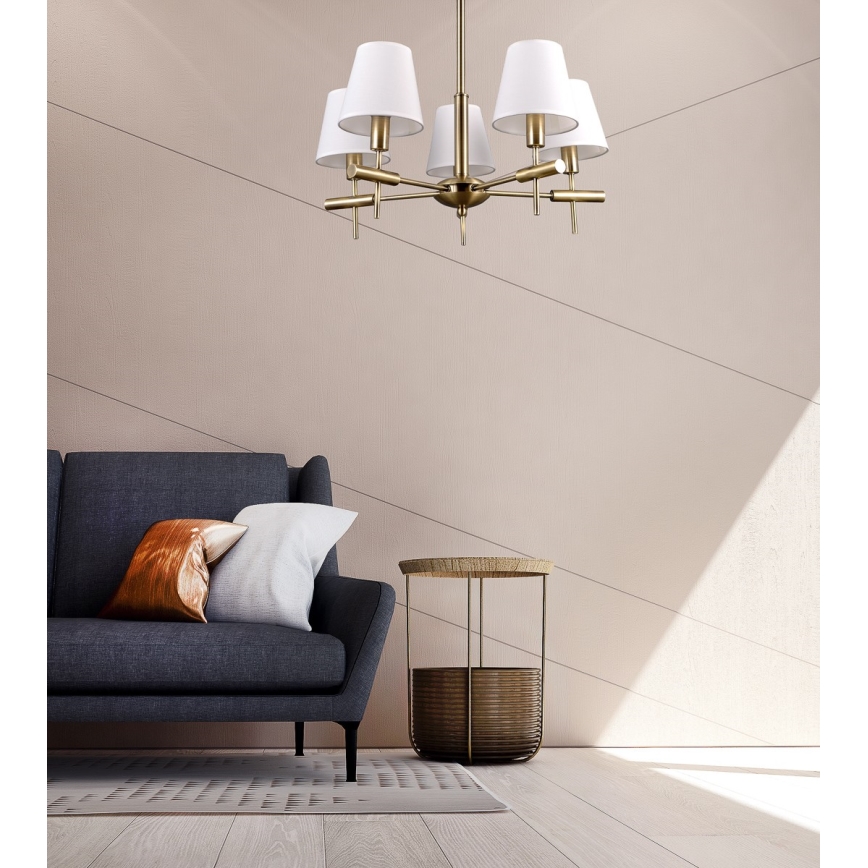 Csillár rúdon BALTER 5xE14/40W/230V