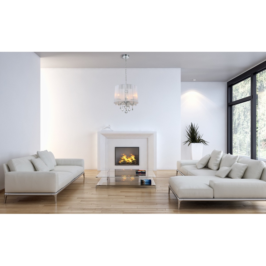 Csillár láncon CORNELIA 3xE14/40W/230V