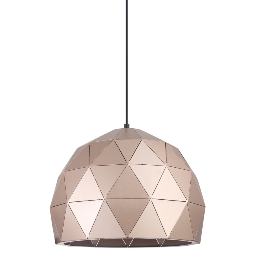 ITALUX - Csillár zsinóron HARLEY 1xE27/40W/230V Rózsaarany