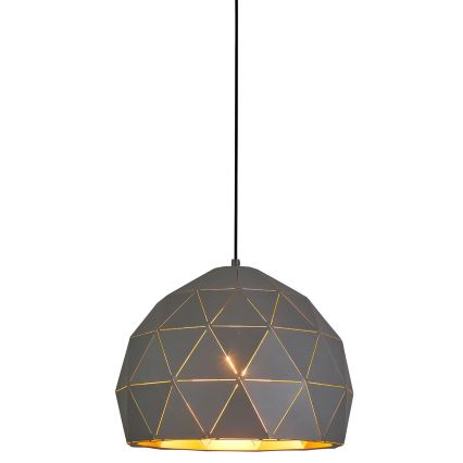 ITALUX - Csillár zsinóron HARLEY 1xE27/40W/230V antracit