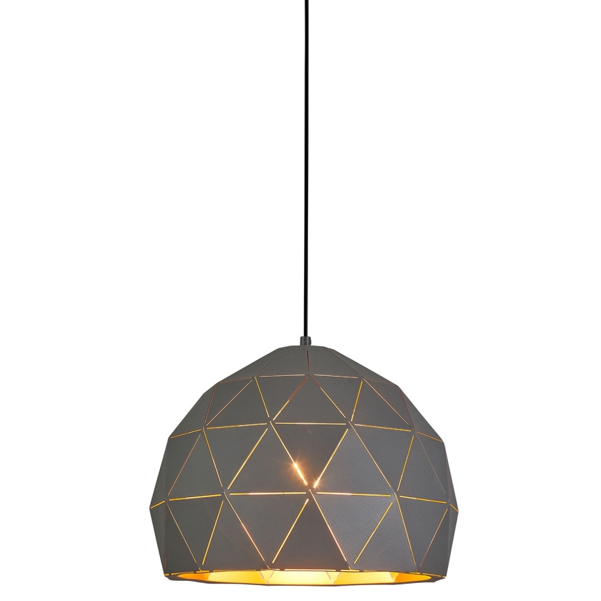 ITALUX - Csillár zsinóron HARLEY 1xE27/40W/230V antracit