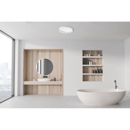 ITALUX - LED dimmelhető mennyezeti lámpatest RANTE LED/58W/230V 3000-6500K átm. 50 cm fehér + távirányító