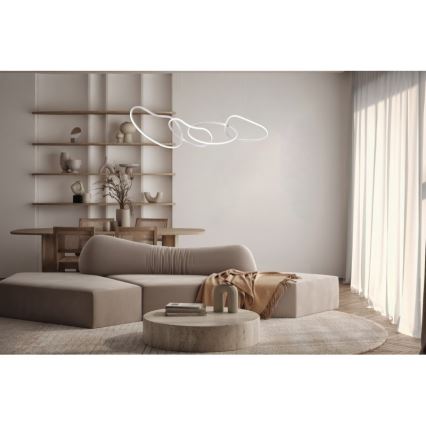 ITALUX - LED zsinóros csillár FONTE LED/60W/230V 3000/4000/6000K fehér