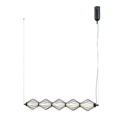 ITALUX - LED csillár kábelen SEVILLA LED/25W/230V 3000K fekete