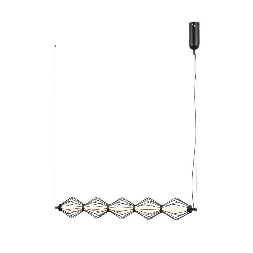 ITALUX - LED csillár kábelen SEVILLA LED/25W/230V 3000K fekete