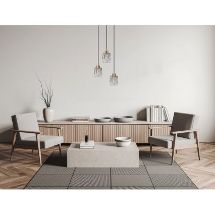ITALUX - TORNO kábeles csillár 3xE14/40W/230V arany