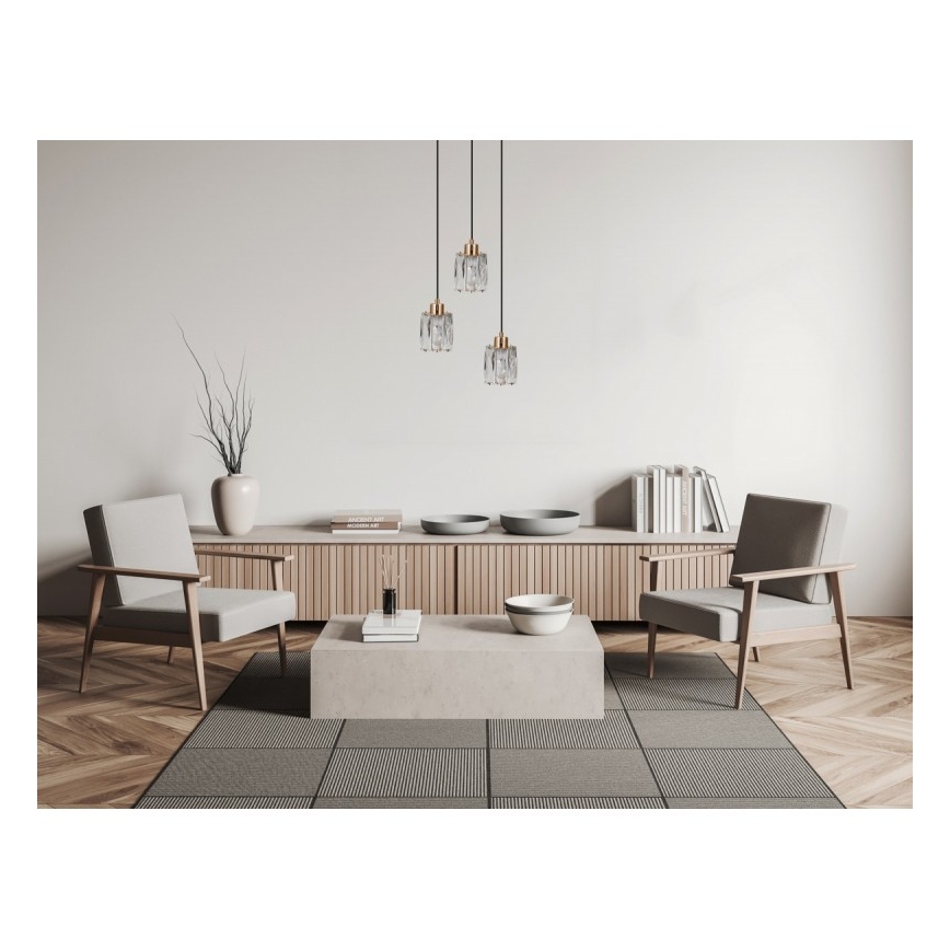 ITALUX - TORNO kábeles csillár 3xE14/40W/230V arany