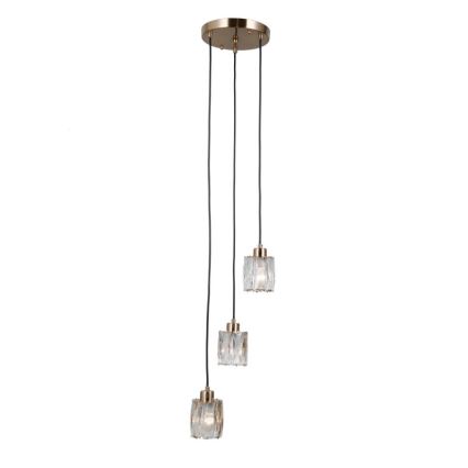 ITALUX - TORNO kábeles csillár 3xE14/40W/230V arany
