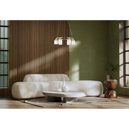 ITALUX - SIMONA kábeles csillár 6xE14/40W/230V arany