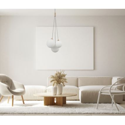 ITALUX - Csillár zsinóron PERLOS 3xG9/5W/230V