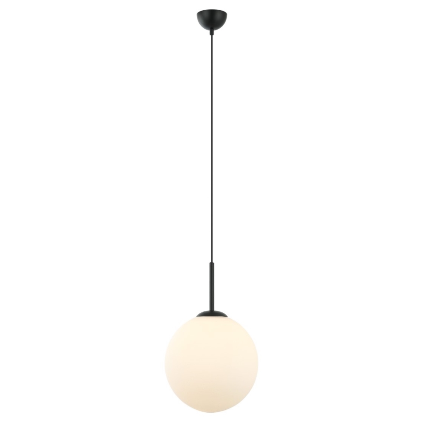 ITALUX - Függeszték kábellel DEORE 1xE27/40W/230V átm. 30 cm fekete
