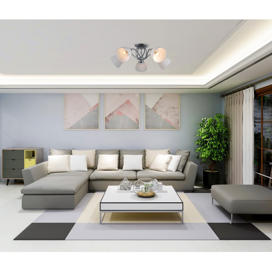 ITALUX - Felületre szerelhető csillár LUGANO 3xE27/40W/230V
