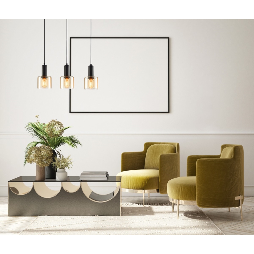 ITALUX - Csillár zsinóron SANTIA 3xE27/40W/230V