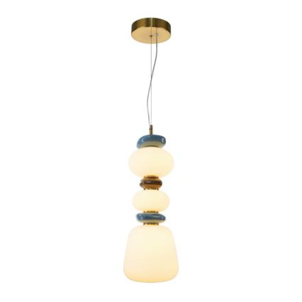 ITALUX - LED csillár kábellel EVANS LED/15W/230V 3000K arany/kék