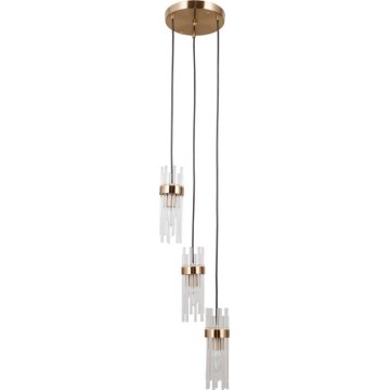 ITALUX - TARASO kábeles csillár 3xE14/40W/230V arany