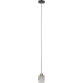 ITALUX - TORNO kábeles csillár 1xE14/40W/230V fekete/arany