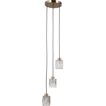 ITALUX - TORNO kábeles csillár 3xE14/40W/230V arany