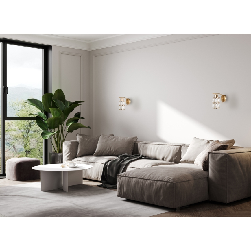 ITALUX - ALMA fali lámpa 1xE27/40W/230V, arany