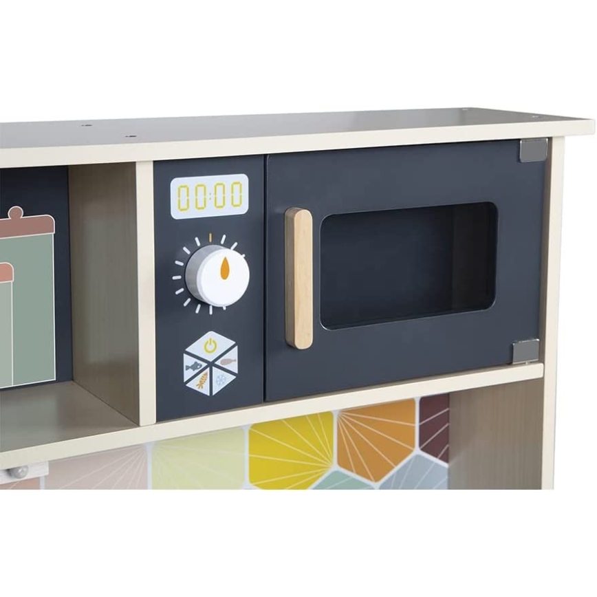 Janod - Fa konyha LED főzőlappal MOZAIC 2xLR6