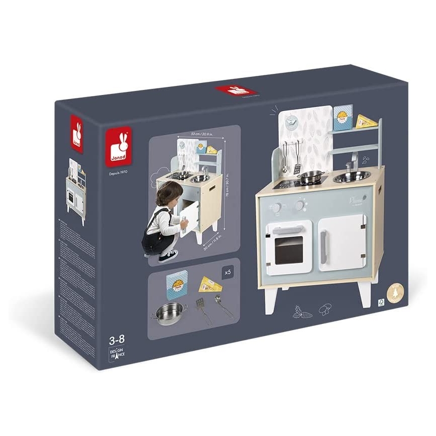 Janod - Fa konyha PLUME kék