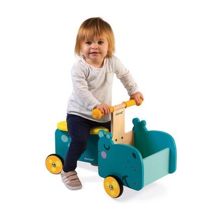 Janod - Gyermek tolósbicikli víziló