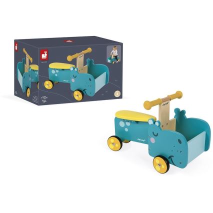 Janod - Gyermek tolósbicikli víziló