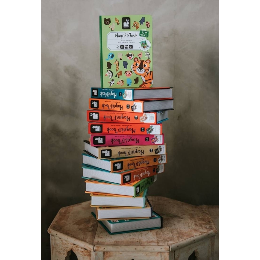 Janod - Interaktív mágneses készlet MAGNETIBOOK állatok