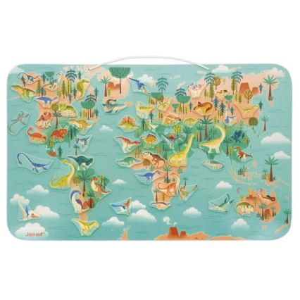 Janod - Mágneses dinoszaurusz térkép