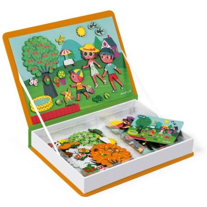 Janod - Interaktív mágneses készlet MAGNETIBOOK évszakok